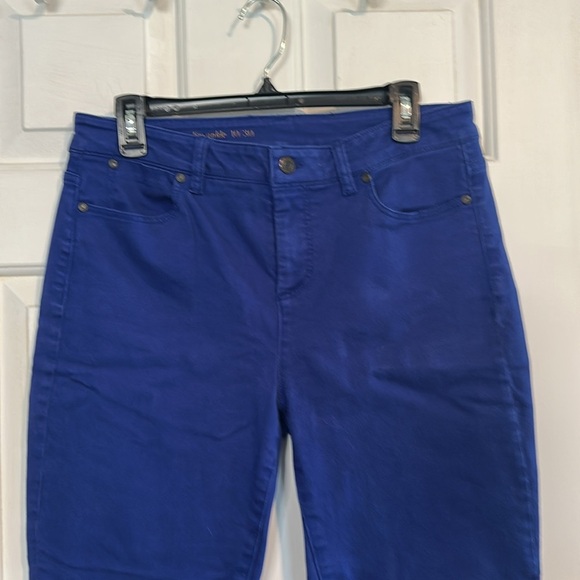Talbots slim ankle blue pants size 10/30 - Picture 3 of 5